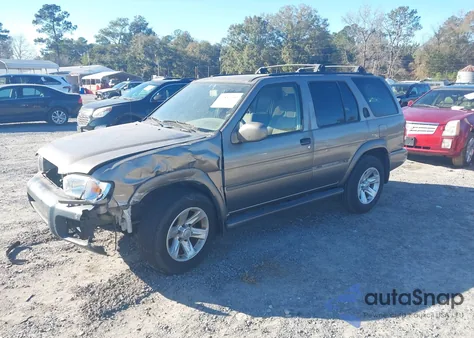 2002 Nissan Pathfinder Le из США, поврежденный, VIN JN8DR09X32W658312